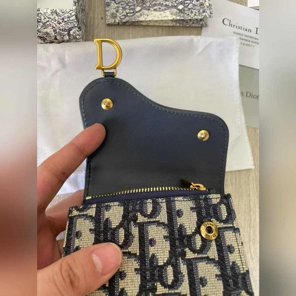 Dior Saddle Lotus Wallet